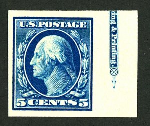 U.S. #347 MINT OG HR LARGE MARGIN