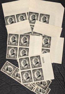 EDW1949SELL : USA 1923 Sc #611. 44 stamps. VF MNH. Mostly in multiples. Cat $384