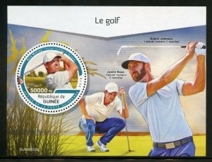 GUINEA 2019 GOLF SOUVENIR SHEET MINT NEVER HINGED