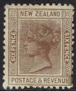 NEW ZEALAND 1882 QV 6D PERF 12 X 11.5