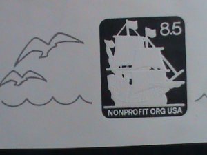 ​UNITED STATES-1985-SC#U 610 MAY FLOWER   MINT CUT SQUARE ENVELOPE VERY FINE