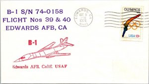 10.5.1976 - B-1 S/N 74-0158 Flight #39 & 40 - Edwards, CA - F73730