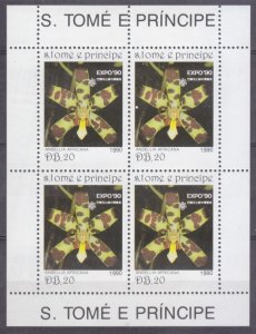 1990 Sao Tome and Principe 1167KL Flowers 9,00 €