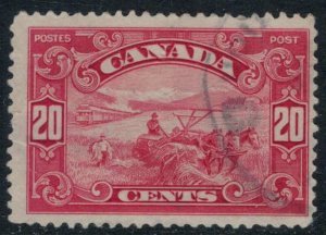 Canada #157  CV $12.00  Nice stamp, light cancel