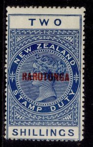 COOK ISLANDS GV SG76, 2s deep blue, M MINT. Cat £27.