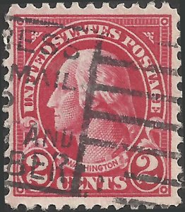 # 554 Used Fine Carmine George Washington