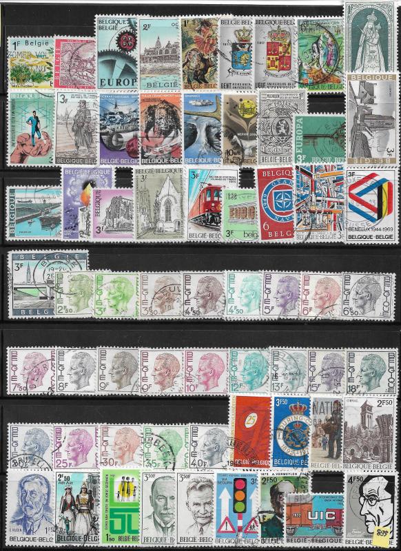 Belgium collection of 1326 DIFFERENT 2017 SCV $825.00 + -see descrip. -price cut