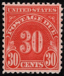 US #J85 VF mint hinged, super color!