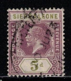 SIERRA LEONE  Scott # 129 Used - KGV