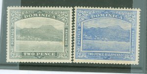 Dominica #52/53 Unused Multiple