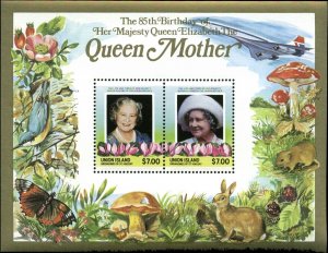 St. Vincent Grenadines, Union Island Scott #212 MNH  Queen Mother 85th Birthday