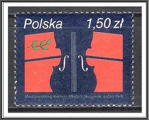 Poland #2356 Violin Competition MNH