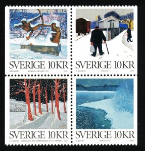 Sweden 2006 Booklet pane Winter in Art. MNH