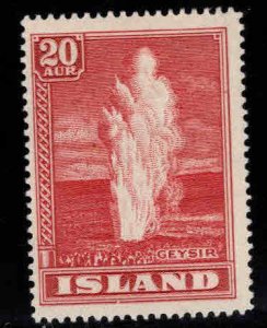 Iceland Scott 204 MH* 1938 Geyser stamp CV$26