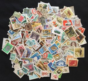 GRAND COLLECTION OF HUNGARY STAMPS - 1950V - USED ALL DIFFERENT!!!