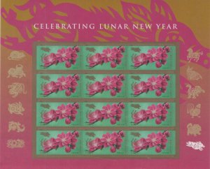 Scott 5340 - Lunar New Year. The Boar. Sheet of 12. Forever.  #02 5340sh12