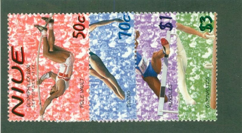 NIUE 748-51 MH CV $5.00 BIN $2.25