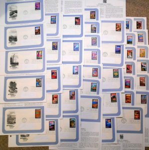 2006 Wonders of America Sc 4033 to 4072 set of 40 designs info pages PCS cachets