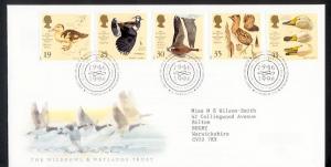 GB - 1996 50th Anniv of the Wildfowl and Wetlands Trust (FDC)