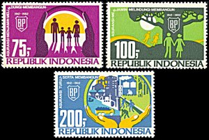 Indonesia 1167-1169, MNH, Bumiputera Mutual Life Insurance Company