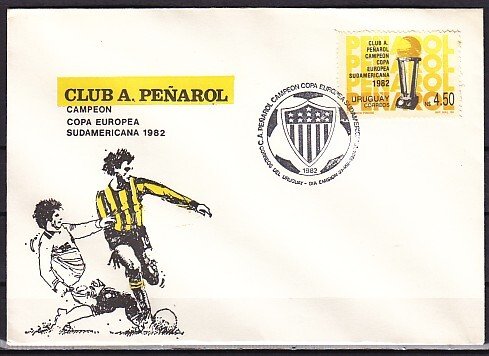 Uruguay, Scott cat. 1166. Soccer Club Penarol issue. First day cover. ^