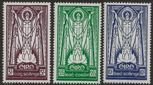 Ireland 121-23  1943  set 3  fvf  miint nh