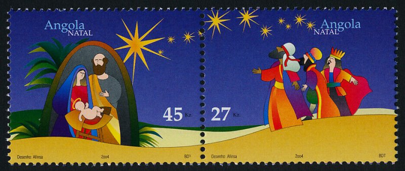 Angola 1278 MNH Christmas, Magi, Holy Family