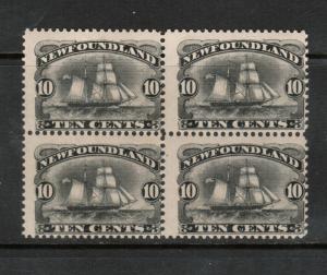 Newfoundland #59 Mint Fine Never Hinged Block 