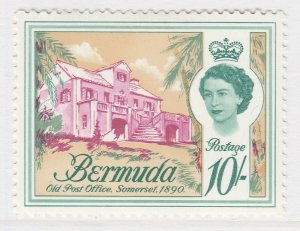 1962 British Colony Bermuda 10s MH* Stamp Historical Buildings A22P19F8932-