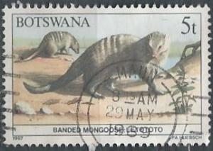 Botswana 408 (used) 5t banded mongoose