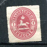 Germany states Braunschweig 1865 1 gr Mint Mi 18 8558