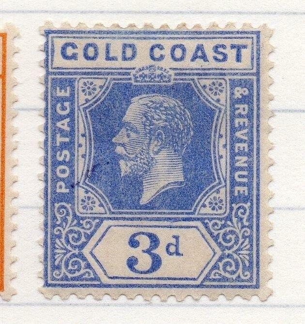 Gold Coast 1921-24 Early Issue Fine Used 3d. 203830