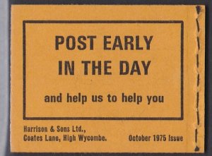 BK128 1975 Booklet MNH