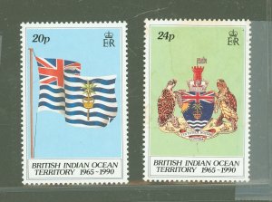 British Indian Ocean Territory #108-109  Single (Complete Set)