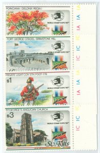 St. Kitts #273-276 Mint (NH) Single (Complete Set)