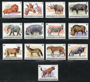 BURUNDI SCOTT #589/601 ANIMALS SET VF MINT NEVER HINGED