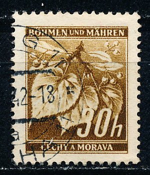 Bohemia and Moravia #24A Single Used