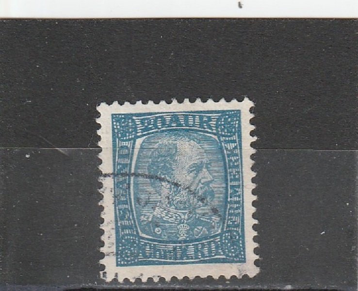 Iceland  Scott#  40  Used  (1902 King Christian IX)