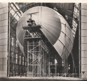 GERMANY Postcard ZEPPELIN Bau *HINDENBURG* Under Construction {samwells}MA793