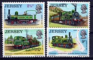 Jersey 85-88 MNH Locomotives Trains Railway Transportation ZAYIX 0524S0089