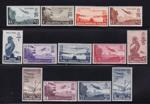 Italian East Africa Scott C1-C11, CE1-2, 1938 Airs ,VF MNH Scott $340