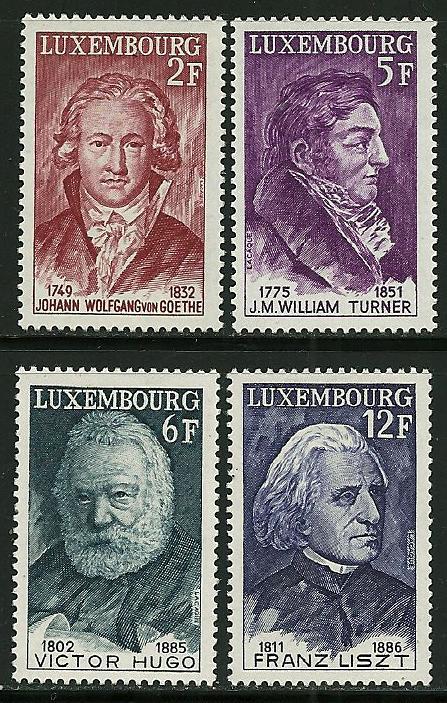 Luxembourg # 593-6, Mint Never Hinge