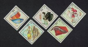 Caribic Fish Shellfish Rum Poultry Food Products 5v 1968 MNH SG#1582-1586