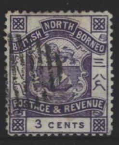North Borneo Sc#38 Used