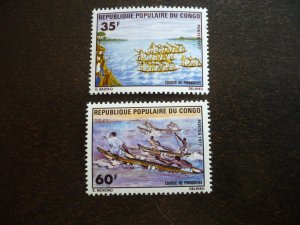 Stamps - Congo - Scott# 396-397 - Mint Never Hinged Set of 2 Stamps