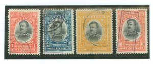 Ecuador #160-163 Used Single