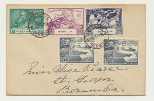 BERMUDA 1949 UPU SET ON  FIRST DAY COVER (SEE BELOW)