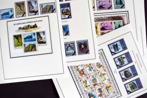 COLOR PRINTED TRISTAN DA CUNHA 1952-2010 STAMP ALBUM PAGES (139 illustr. pages)