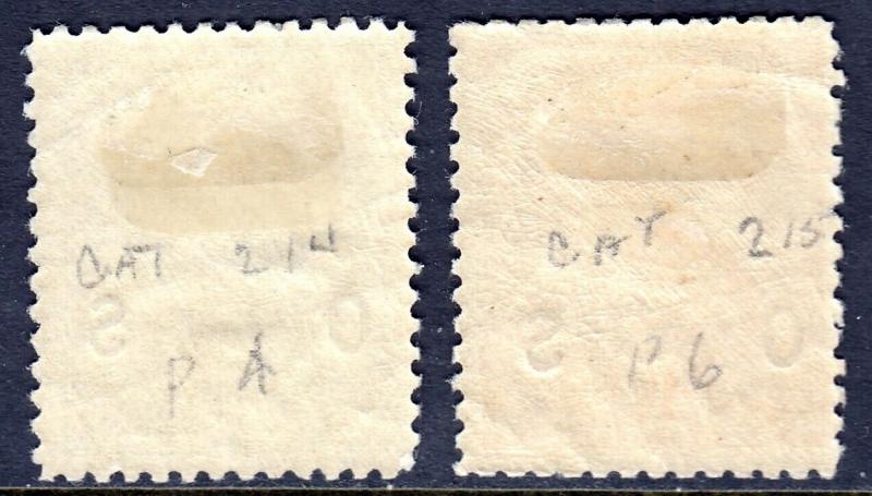 NEW GUINEA — SCOTT O12,O13 — 1932-34 OFFICIALS — MH — SCV $21.00