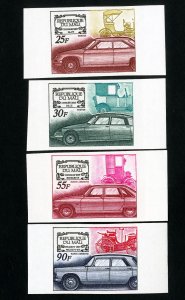 Mali Stamps # 116-7 + C71-2 Imperf cars NH